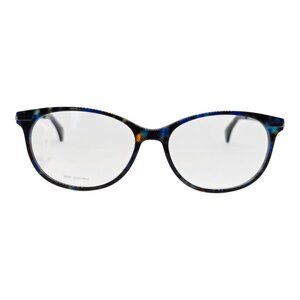 WT VIC Pippa Blue Eyeglasses Frames Multicolor Tortoiseshell 51-15-135